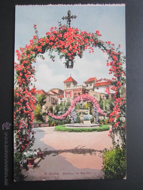 Postales: POSTAL SEVILLA. JARDINES DE MURILLO. - Foto 1