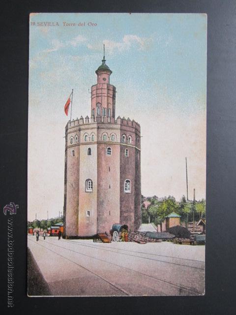 Postales: POSTAL SEVILLA. TORRE DEL ORO. - Foto 1
