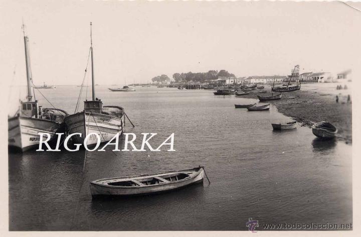 Postales: HUELVA.- R&Iacute;A DE PUNTA UMBR&Iacute;A