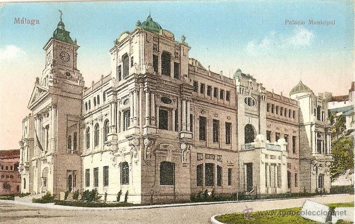 Postales: MALAGA - PALACIO MUNICIPAL