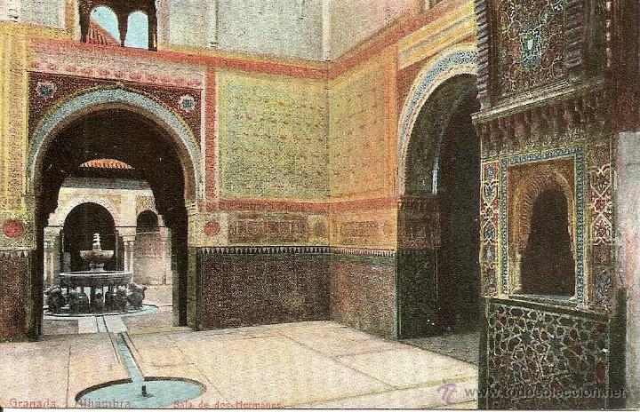 Postales: GRANADA - ALHAMBRA-SALA DE DOS HERMANAS - Foto 1