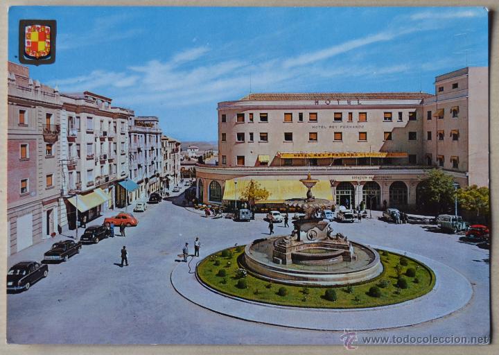 Postales: JAEN - PLAZA DE COCA DE LA PI&Ntilde;ERA - HOTEL REY FERNANDO - SUBIRATS CASANOVAS N&ordm; 1211