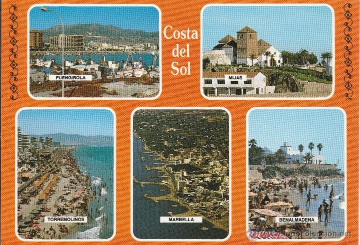 Postales: N&ordm; 25395 POSTAL COSTA DEL SOL MALAGA