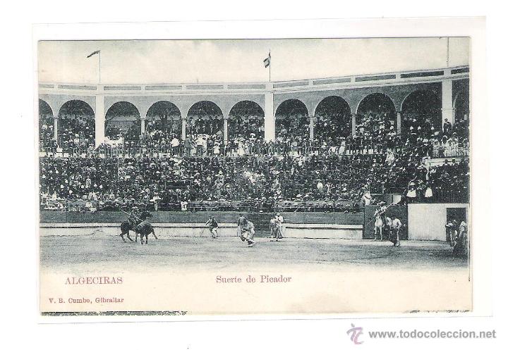 Postcards: POSTAL DE ALGECIRAS SUERTE DE PICADOR SIN CIRCULAR