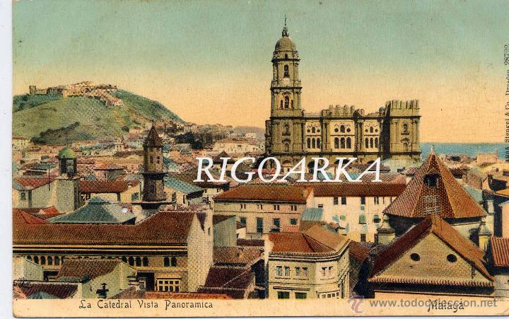 Postales: M&Aacute;LAGA.- LA CATEDRAL . VISTA PANOR&Aacute;MICA