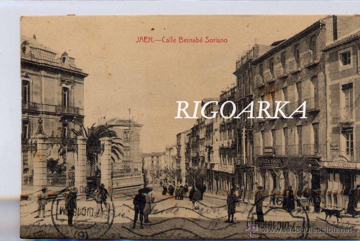 Postales: JA&Eacute;N.- CALLE BERNAB&Eacute; SORIANO