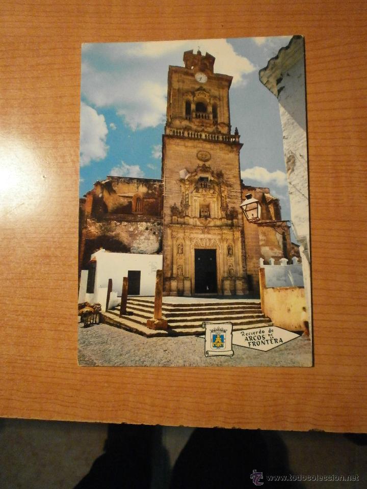 Postais: POSTAL ARCOS DE LA FRONTERA IGLESIA DE SAN PEDRO  CIRCULADA