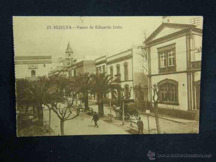 Postal Sin Circular 23 Huelva Paseo Eduardo Dat Sold Through Direct Sale 4186