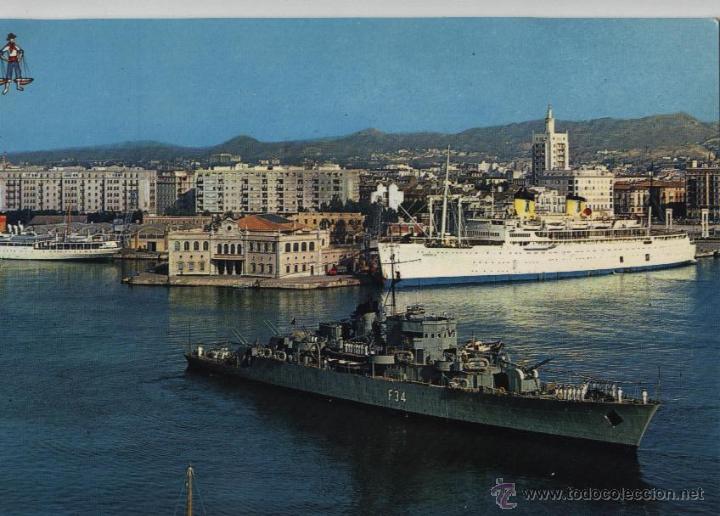 Postales: Postal M&aacute;laga, puerto - Foto 1