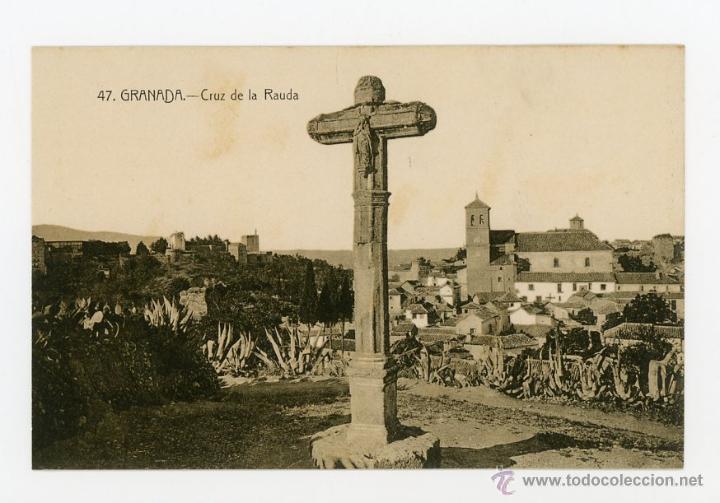 Postales: GRANADA - CRUZ DE LA RAUDA - Foto 1