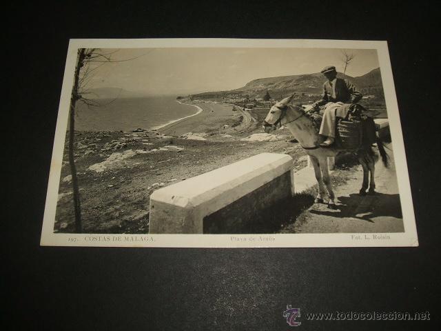 Postales: MALAGA PLAYA DE ARA&Ntilde;A - Foto 1