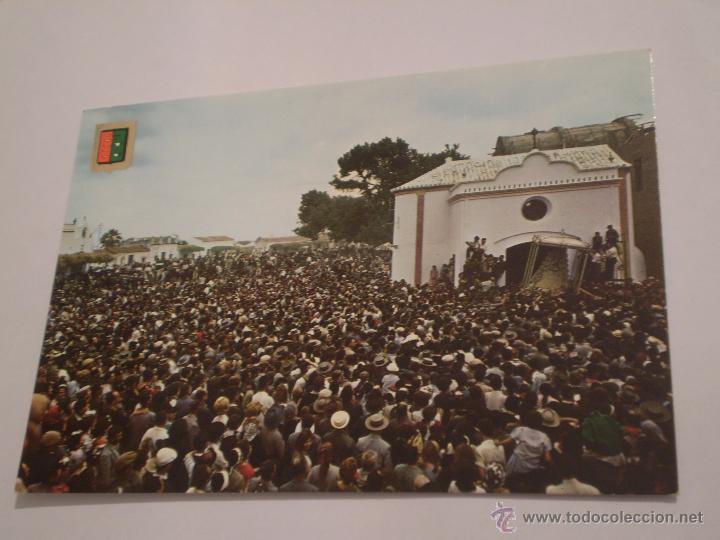 Postales: ANTIGUA POSTAL.ROMERIA DEL ROCIO.ALMONTE.HUELVA.FISA,N&ordm; 3. A&Ntilde;OS 60