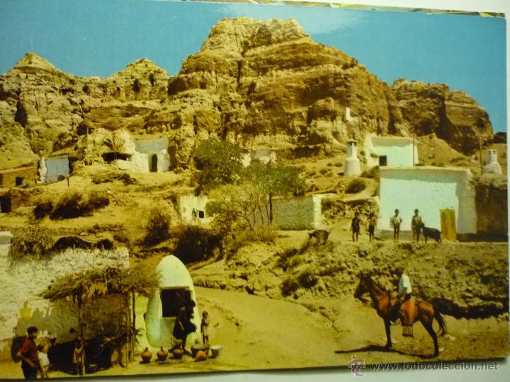 Postales: POSTAL GRANADA -CUEVAS  ESCRITA - Foto 1