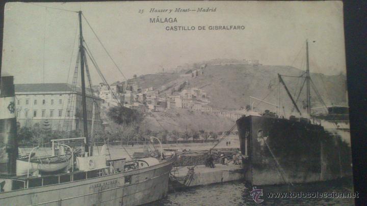 Postales: POSTAL DE MALAGA, CASTILLO DE GIBRALFARO - Foto 1