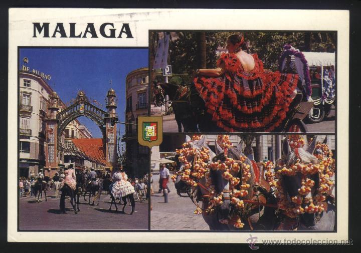 Postales: A-1400- MALAGA. DETALLES DE FERIA.
