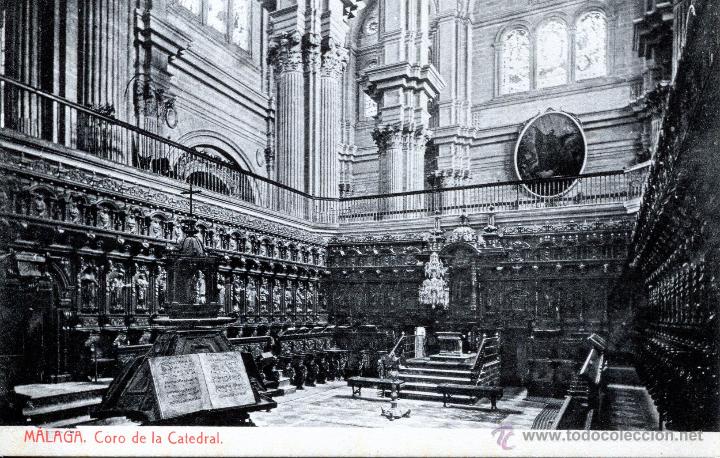 Postales: M&Aacute;LAGA- CORO DE LA   CATEDRAL-THOMAS-- - Foto 1