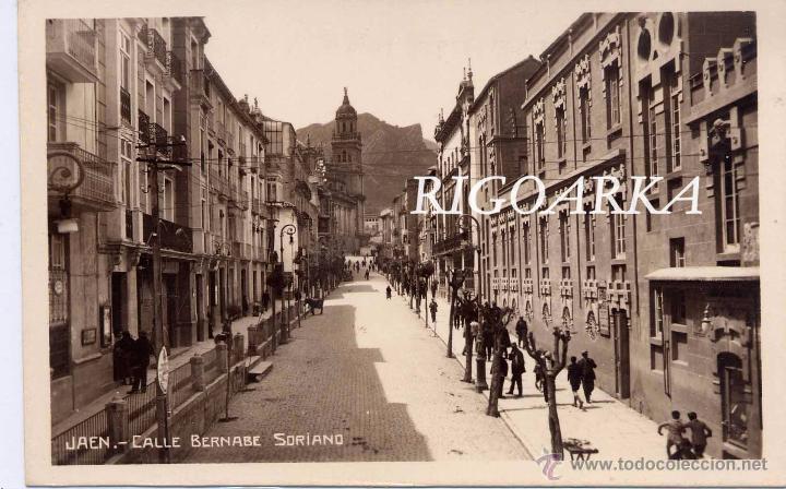Postales: JA&Eacute;N.- CALLE BERNAB&Eacute; SORIANO