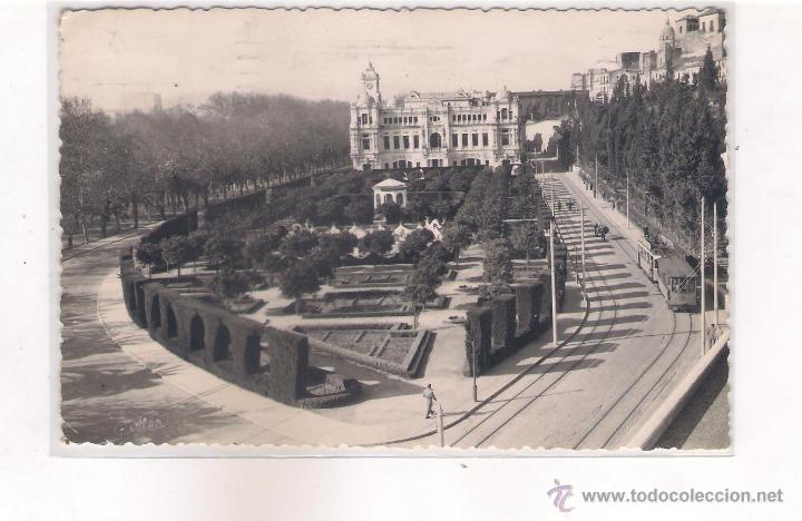 Postcards: POSTAL DE MALAGA - JARDINES DEL AYUNTAMIENTO -