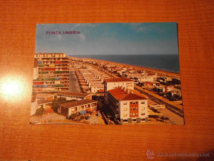 Postales: POSTAL PUNTA UMBRIA VISTA PARCIAL Y OCEANO ATLANTICO ESCRITA