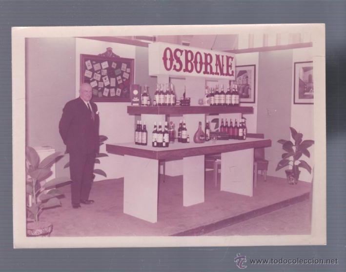 Postales: Fotograf&iacute;a de Stand de Osborne,a&ntilde;os 60,C&aacute;diz,Puerto de Santa Mar&iacute;a,original,buen estado