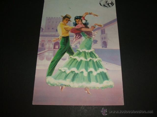 Postales: GRANADA BAILADORES EN LA ALHAMBRA - Foto 1