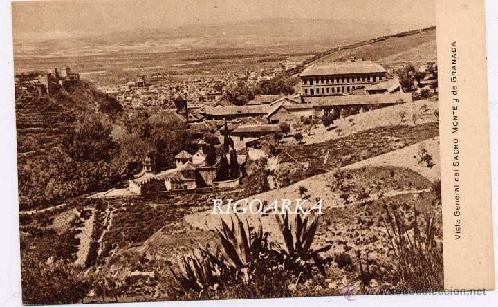 Postales: VISTA GENERAL DEL SACRO MONTE Y DE GRANADA