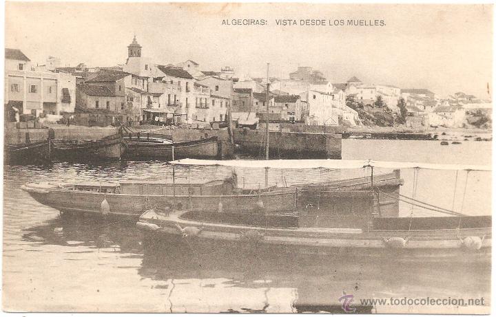 Postales: Algeciras Vista desde los Muelles