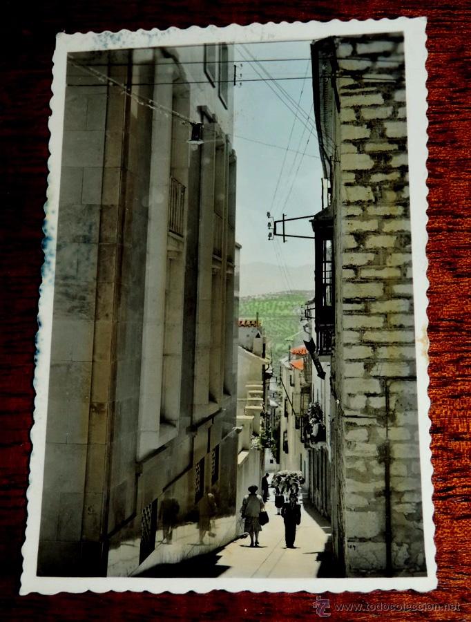 Postales: FOTO POSTAL DE JAEN, CALLE TIPICA PRINCIPE ALFONSO, ED. ARRIBAS 141, SIN CIRCULAR