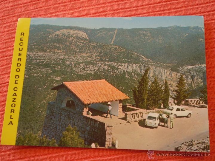 Postales: ANTIGUA POSTAL MIRADOR DEL CAUDILLO.SIERRA DE CAZORLA.JAEN.FOTOCOLOR.A&Ntilde;OS 60