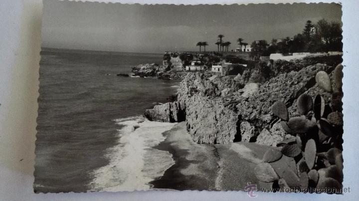 Postales: NERJA - PLAYA DEL CARAVEO - Foto 1