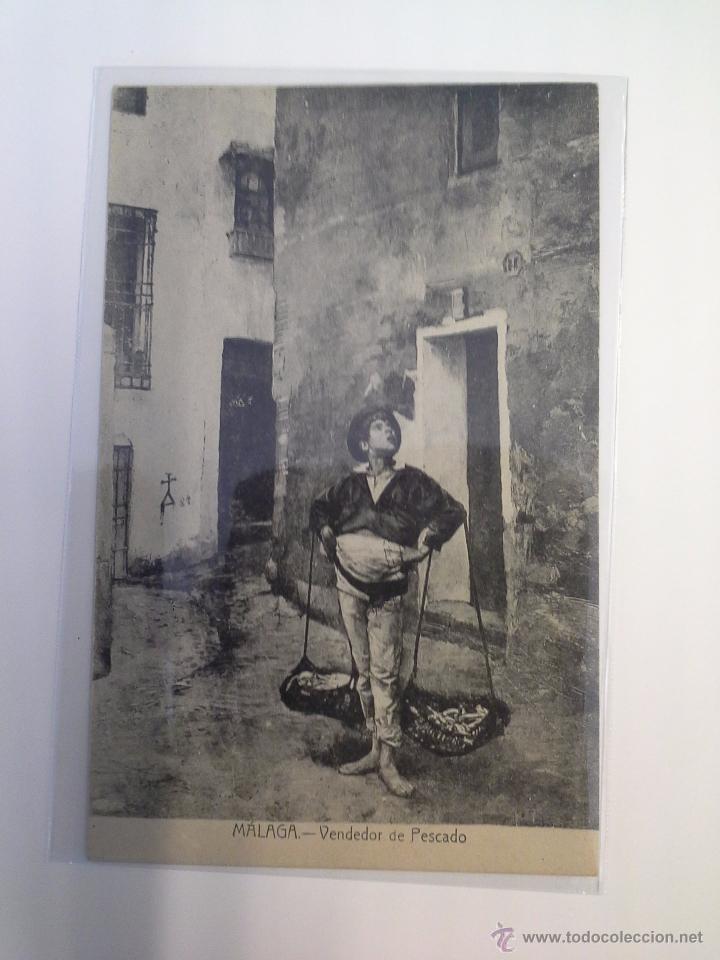 Postales: VENDEDOR DE PESCADO, M&Aacute;LAGA - Foto 1