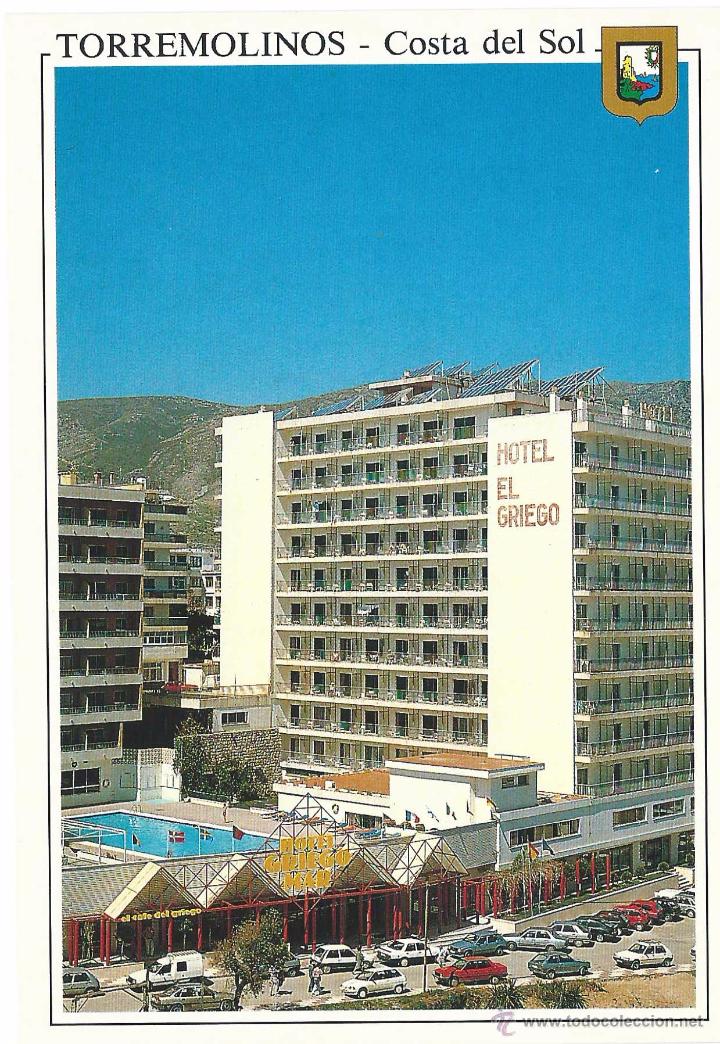 Postales: POSTAL TORREMOLINOS - MALAGA - COSTA DEL SOL - HOTEL EL GRIEGO