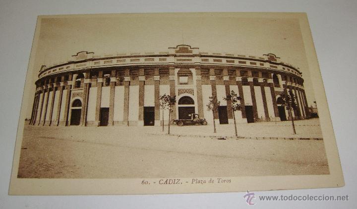 Postales: Antigua Foto Postal. Plaza de Toros - Cadiz