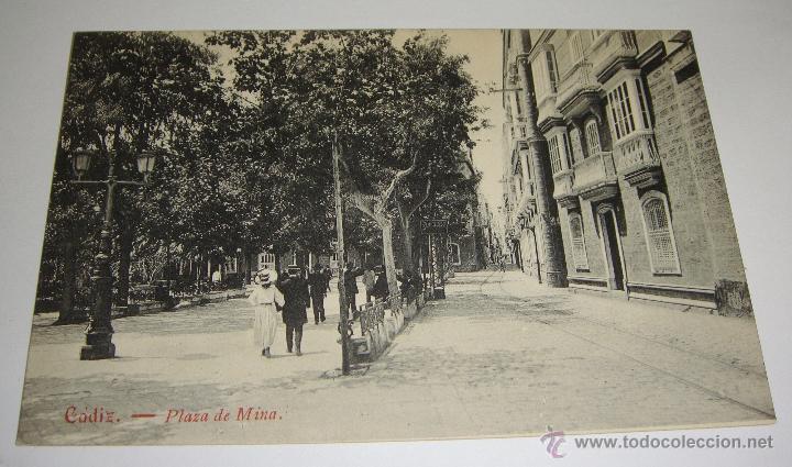 Postales: Foto Postal Antigua &middot; Plaza de Mina &middot; C&aacute;diz &middot; ca. 1900&ndash;1920