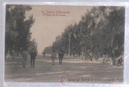 Postcards: TARJETA POSTAL DE SANLUCAR DE BARRAMEDA, CADIZ - PASEO DE LA CALZADA. 18. EDICION LA X