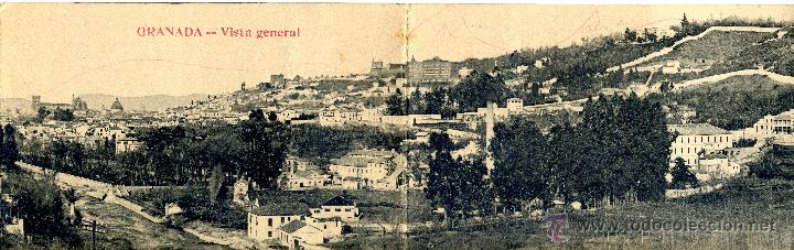 Postales: POSTAL TRIPLE DE GRANADA - VISTA GENERAL. - Foto 1
