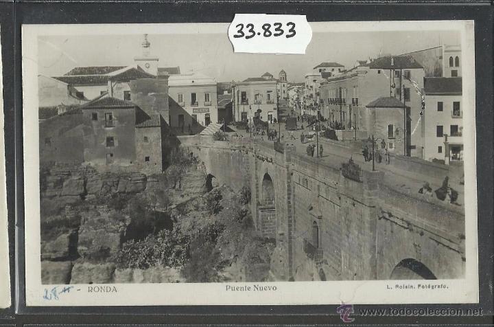 Postales: MALAGA - PUENTE NUEVO - FOTOGRAFICA ROISIN - (33833)
