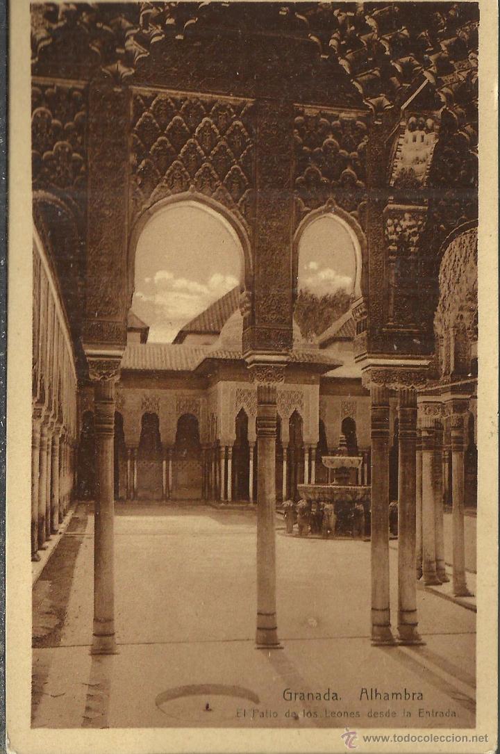 Postales: GRANADA ALHAMBRA ESCRITA - Foto 1