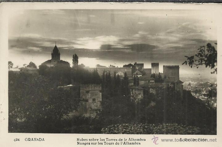 Postales: GRANADA ALHAMBRA ESCRITA - Foto 1
