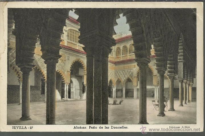 Postales: SEVILLA ALCAZAR ESCRITA - Foto 1