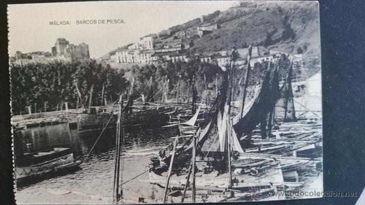 Postales: MALAGA, BARCOS DE PESCA - Foto 1