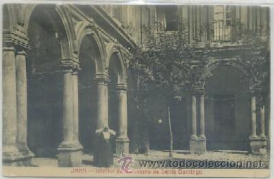 Postales: POSTAL ANTIGUA DE JAEN. INTERIOR DEL CONVENTO DE SANTO DOMINGO   P-ANJ-053