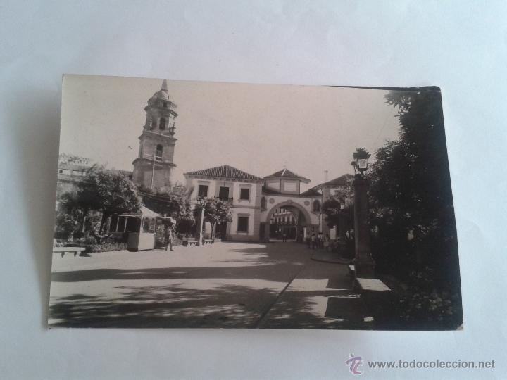 Postales: POSTAL ANTIGUA DE ANDUJAR, JAEN VISTA DE LA PLAZA DE ESPA&Ntilde;A A&Ntilde;OS 60 CIRCULADA