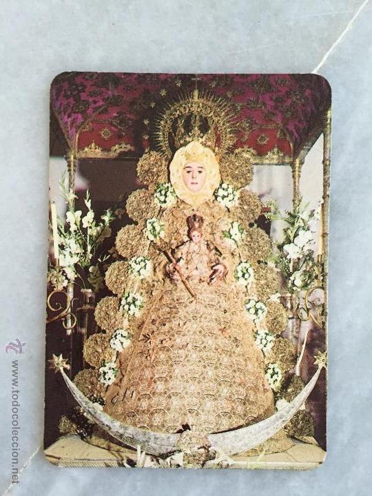 Postales: Virgen del Roc&iacute;o calendario 1990 - Foto 1