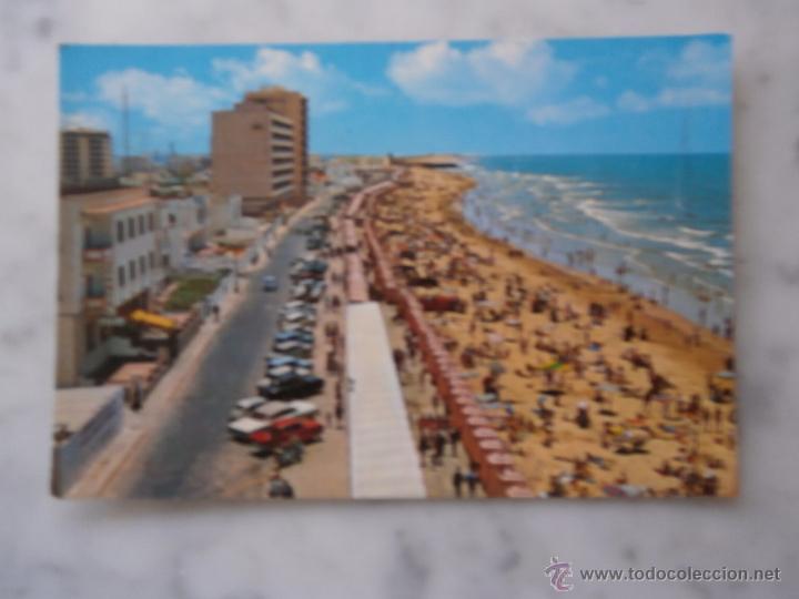 Postales: POSTAL  ANTIGUA  DE  CADIZ PLAYA DE LA VICTORIA  VISTA  PARCIAL  SIN CIRCULAR