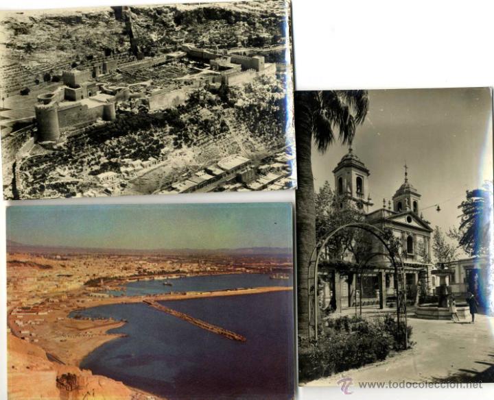 Postales: ALMERIA CONJUNTO 3 POSTALES  2 EDIC ARRIBAS, 1  KIMAD FINALES 50, COM 60