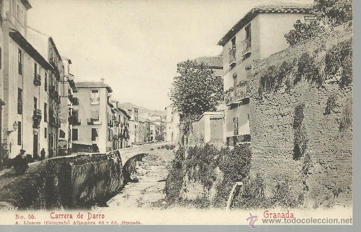 Postales: GRANADA CARRERA DEL DARRO SIN ESCRIBIR - Foto 1
