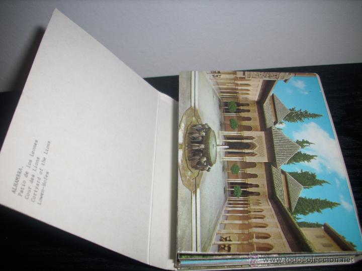 Postales: LOTE DE POSTALES DE GRANADA , LIBRILLO DE POSTALES - Foto 2