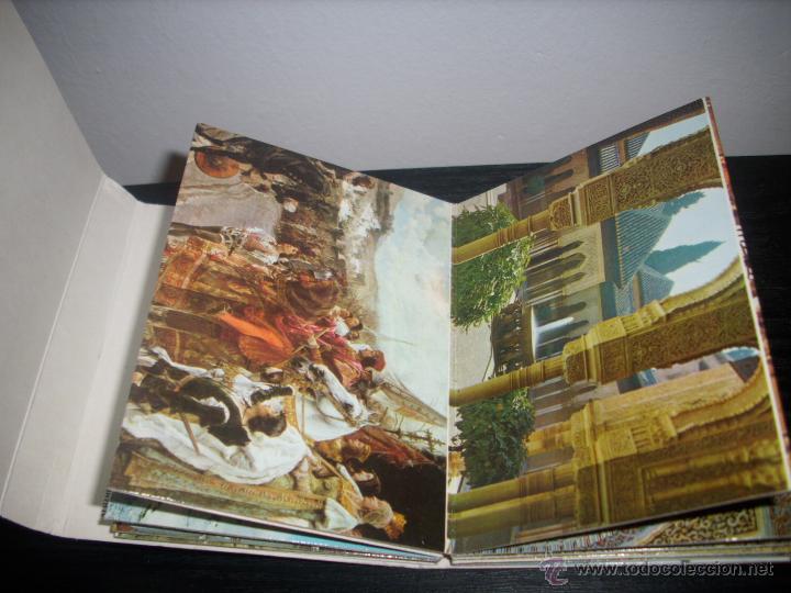 Postales: LOTE DE POSTALES DE GRANADA , LIBRILLO DE POSTALES - Foto 3