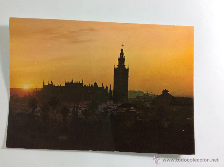 Postales: 2.054-Sevilla   puesta de sol   no circulada